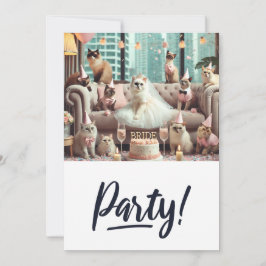 Invitación CAT Lover Bachelorette