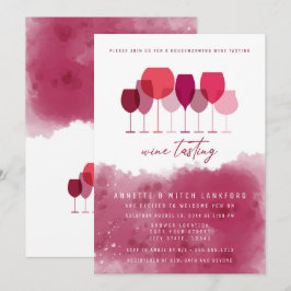 Invitación Cata de Vino, Festejo de Inauguración de Casa