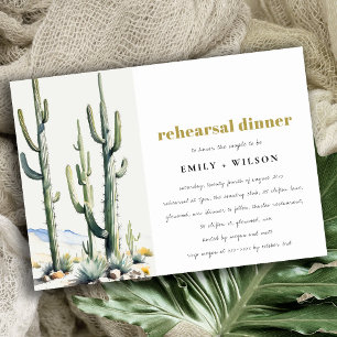 Invitación Catálogo del desierto de Cactus Occidental