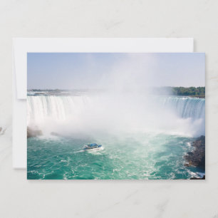 Invitación Cataratas del Niagara: Boat and Horseshoe Falls