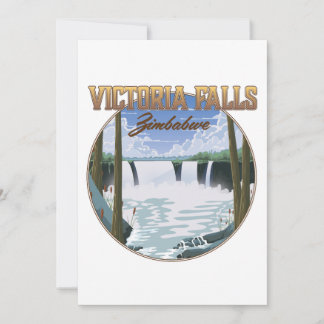 Invitación Cataratas Victoria Zimbabwe