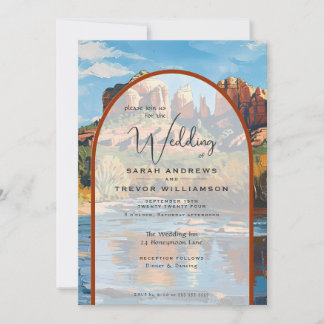 Invitación Catedral de roca roja de Sedona Arizona