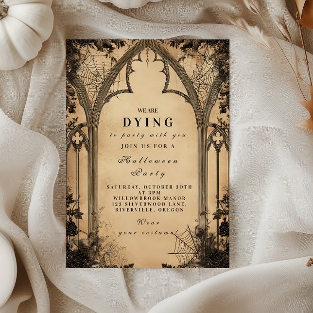 Invitación Catedral gótica Arch Halloween (Subido por el creador)