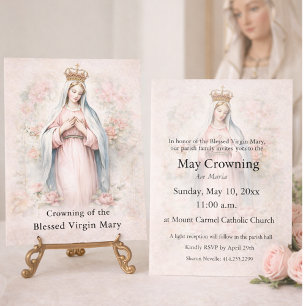 Invitación Católica para la Coronación de Mayo de 