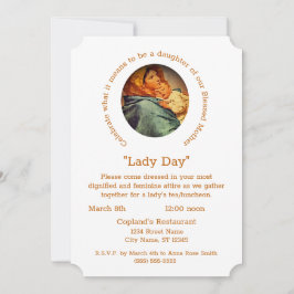 Invitación católica personalizable