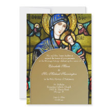 Católico bizantino Boda de vidrio manchado