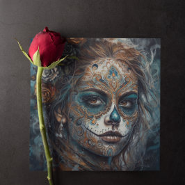 Invitación Catrina Azul