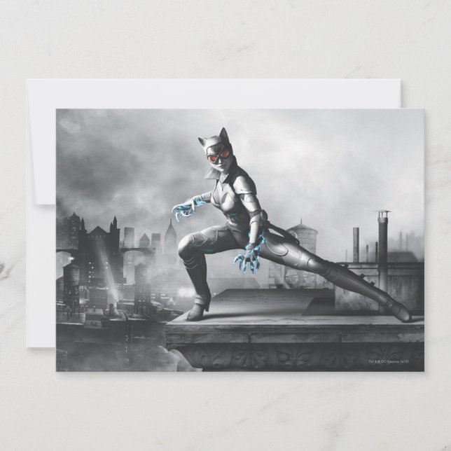 Invitación Catwoman - Lightning (Anverso)