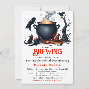 Invitación Cauldron Halloween