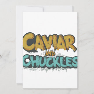 Invitación Caviar y Chuckles"
