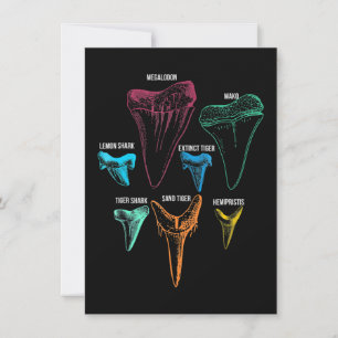 Invitación Caza de dientes de tiburón - Regalos locos de tibu