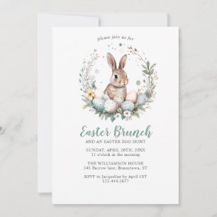 Invitación Caza de huevos de brunch de brunch de invierno de