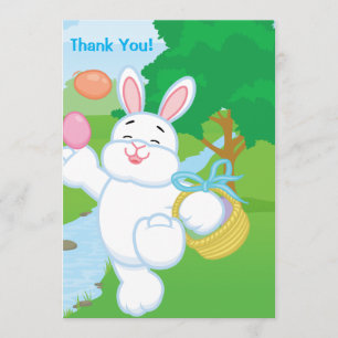 Invitación Caza de huevos de la celebración de primavera