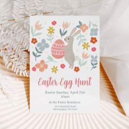 Invitación Caza de huevos de Pascua