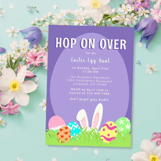 Invitación Caza de huevos de Pascua (Subido por el creador)
