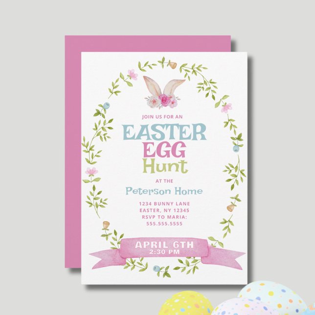 Invitación Caza de huevos de Pascua (Subido por el creador)