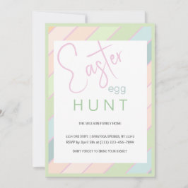 Invitación Caza de huevos de pascua Creamy Ice Cream Fiesta