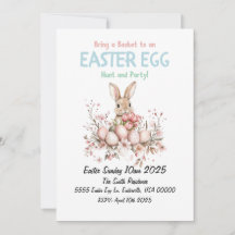 Caza de huevos de pascua y Fiesta