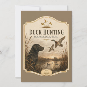 Invitación Caza de patos 