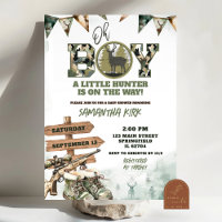 Cazando Camo Boy Baby Shower