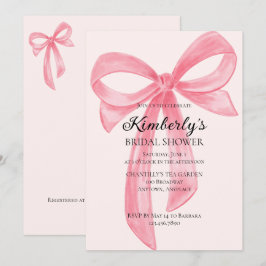 Invitación Cazoleta de Fiesta de Despedida de Soltera Rosa