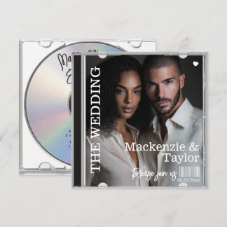 Invitación CD Photo Cover Wedding