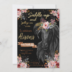 Invitación Cebaleta de caballo de agua