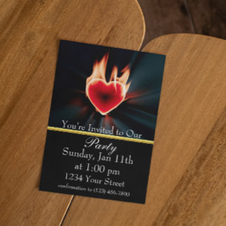 Invitación ¡Celebra con llamas y amigos!