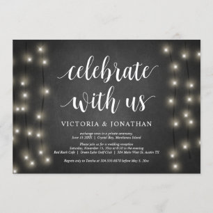 Invitación Celebra con nosotros, Luces de Cadena, Huida de Bo
