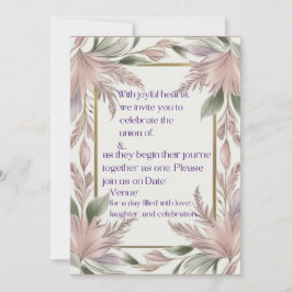 Invitación Celebra el Amor con Nosotros