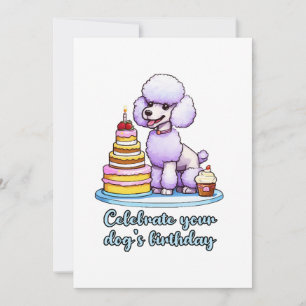 Invitación Celebra el cumpleaños de tu perro