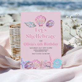 Invitación Celebra la Playa de Conchas Cumpleaños