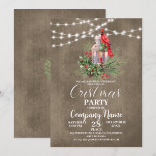 Invitación Celebra nuestra fiesta anual de Navidad con la emp