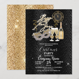 Invitación Celebra nuestra fiesta anual de Navidad con la emp