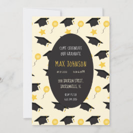 Invitación Celebra nuestro título de graduado personalizado