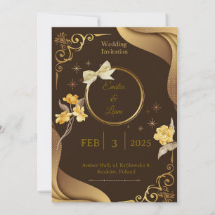 Invitación Celebra tu día especial con este broche lujoso