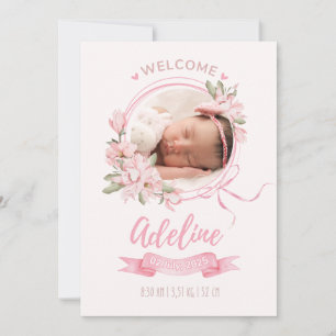 Invitación "Celebra tu pequeño milagro con estilo".