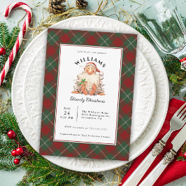 Invitación Celebración anual de Navidades familiares de Retro