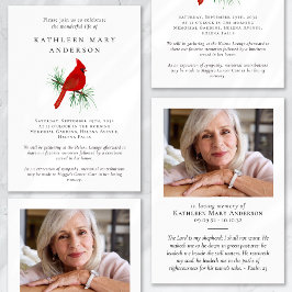 Invitación Celebración cardinal del funeral de la vida