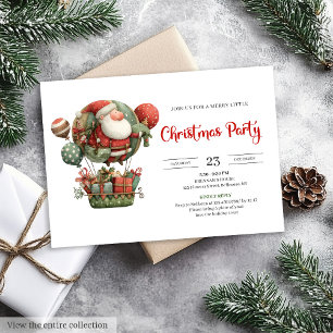 Invitación Celebración clásica y extravagante de Santa Claus