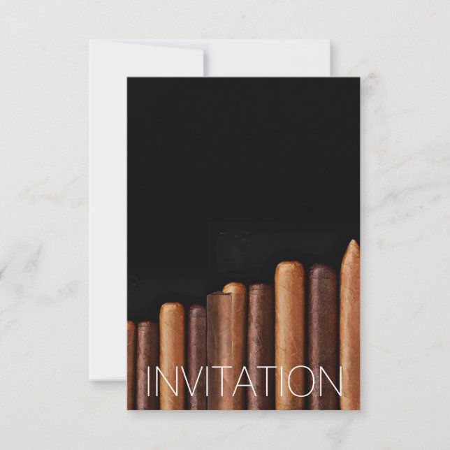 Invitación Celebración Corporativa de Cigar Vip en Cuba (Anverso)