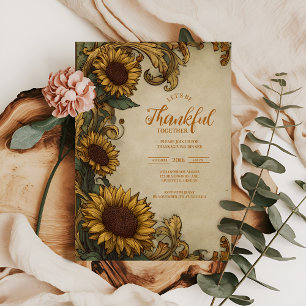 Invitación Celebración de Acción de Gracias por la cosecha ru