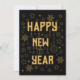 Invitación celebración de Año Nuevo feliz