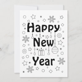 Invitación celebración de Año Nuevo feliz