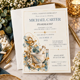 Invitación Celebración de Años de Servicio por Jubilación de