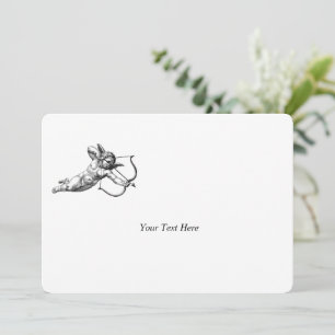Invitación Celebración de Boda de Amor de Querubín Antiguo