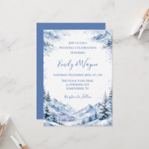 Celebración de Boda en las Montañas Nevadas Azules