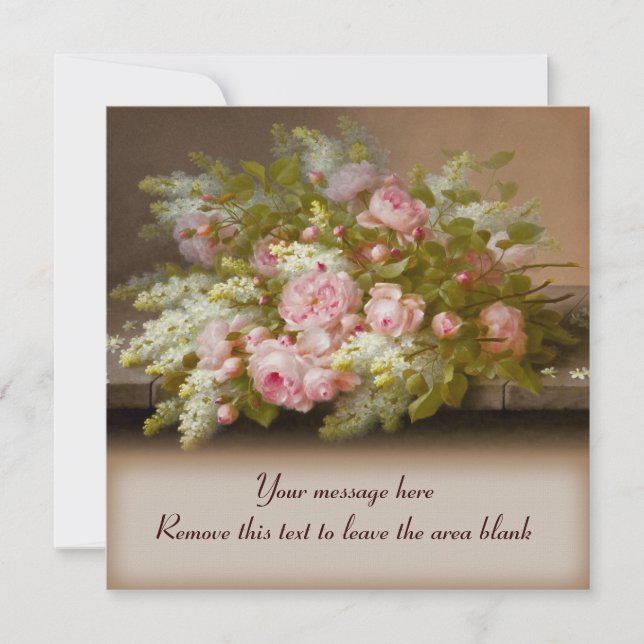 Invitación Celebración de Bouquet CC0159 (Anverso)
