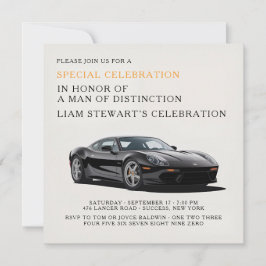 Invitación Celebración de Conducción de Lujo