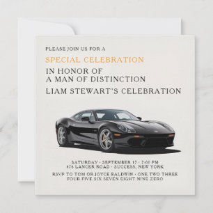 Invitación Celebración de Conducción de Lujo